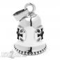 Preview: Iron Cross Biker-Bell Stainless Steel Iron Cross Ride Bell Silver Motorcycle Bell